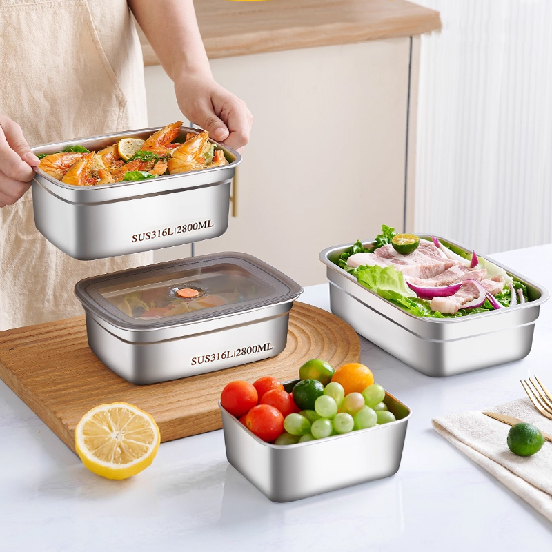 Food Grade 316 Stainless Steel - Bento Box 评论和价格