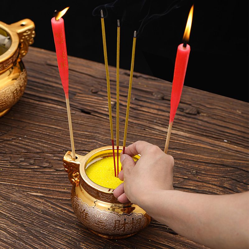 Golden Ceramic Incense Burner  - Incense Holder 评论和价格