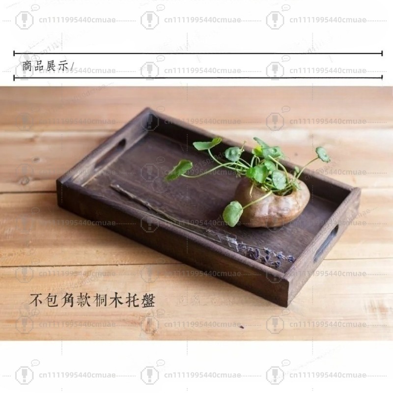 Japanese-style paulownia tray  - Japanese Snacks 评论和价格