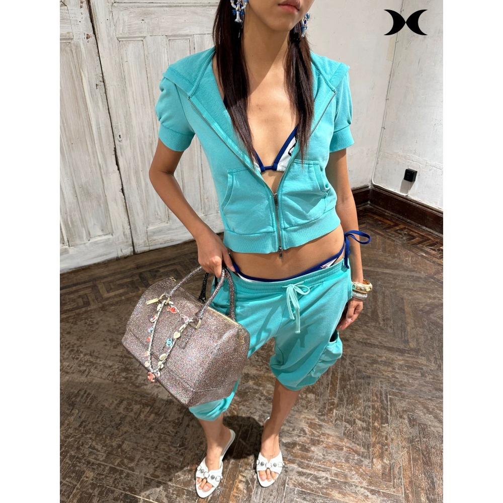 Y2K Women Matching Tracksuit 2 - Matcha 评论和价格